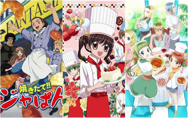 Anime series about cooking and baking will definitely spoil your diet